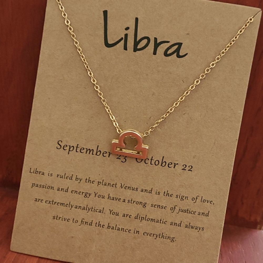 ♎️ Libra Zodiac Sign Constellation Necklace